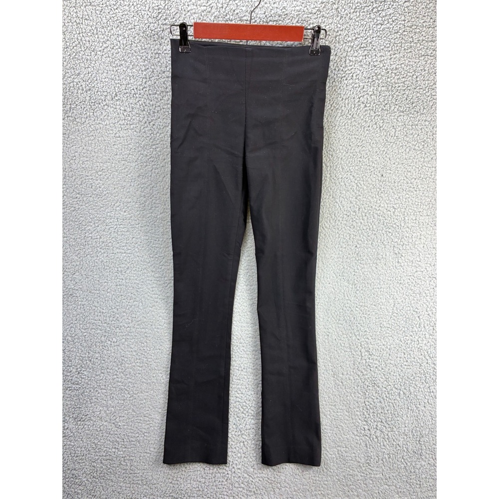 M.M.LaFleur Straight Leg Dress Pants Womens 0P Black Workwear Ankle Trousers